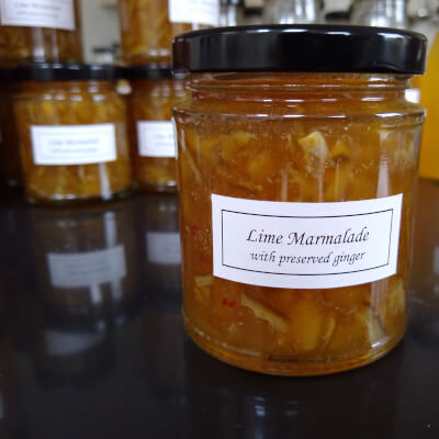 Lime Marmalade With Preserved Ginger