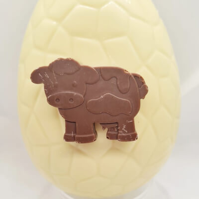 Large White Chocolate Easter Egg
