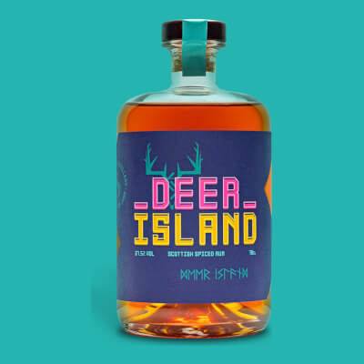 70Cl Deer Island Spiced Rum 