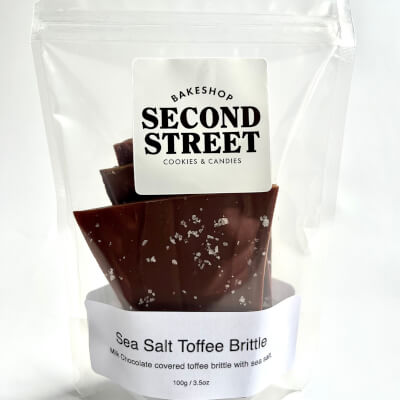 Sea Salt Toffee Brittle - Milk Chocolate