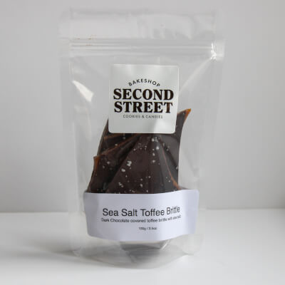 Sea Salt Toffee Brittle - Dark Chocolate