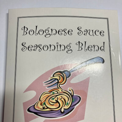 Bolognese Sauce Seasoning Mix