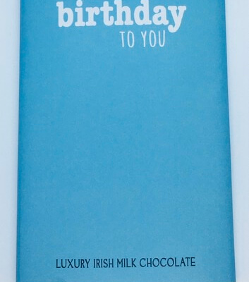 Happy Birthday Luxury Irish Made Chocolate (Happy Birthday To You (Blue) )