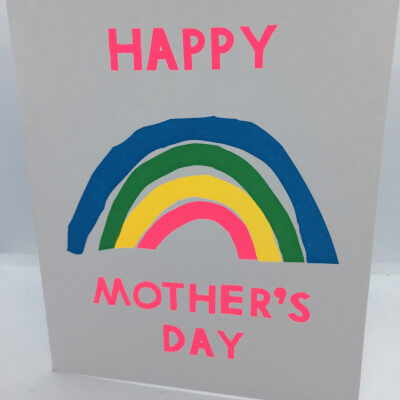 Mother’S Day Rainbow Card
