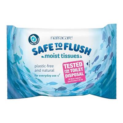 Natracare Safe To Flush Wipes