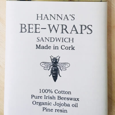Hannah’S Beeswax Sandwich Wraps. (Bee Print)