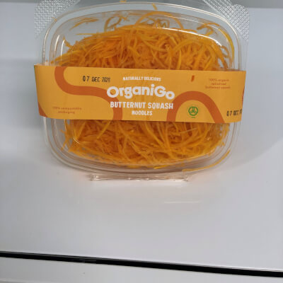 Organigo Butternut Squash Noodles Organic 170G