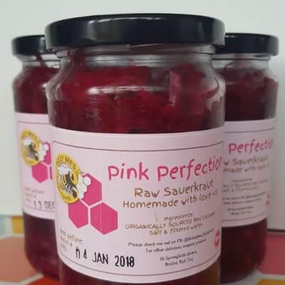 Pink Sauerkraut Organic Raw 1 30 C L