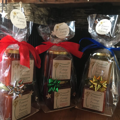 Gift  Pack,  2 Full Size Jars, Roasted Red Pepper Relish &Spicy Chilli Jam