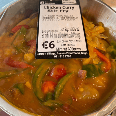Chicken Curry Stir Fry