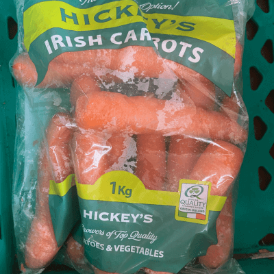 1Kg Of Irish Carrots
