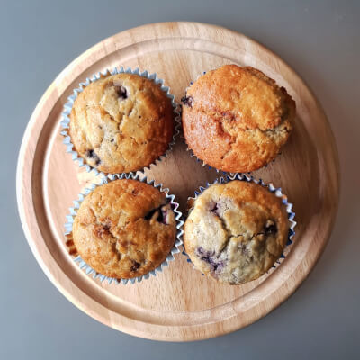 Gf Blueberry Coconut Buttermilk Muffins