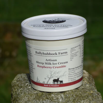 Sheep's Milk Raspberry Crumble Ice Cream