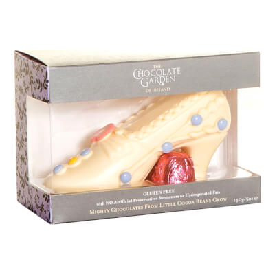 Novelty Chocolate Shoe & Caramel Chocolates In Gift Box