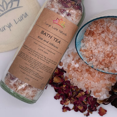 Surya Luna - Rose And Hibiscus Bath Tea
