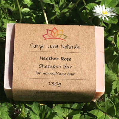 Surya Luna - Heather Rose Shampoo Bar For Normal/Dry Hair