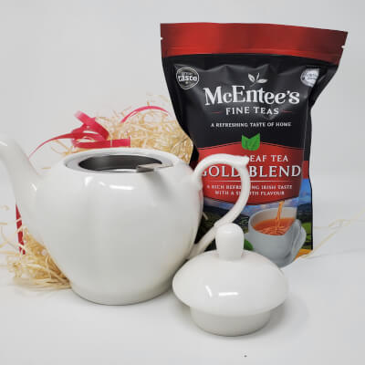 Tea Lover’S Irish Teapot Gift Set – Easy Tea For Two!