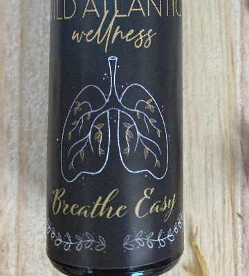 Breathe Easy Blend 10Ml Organic Essential Oil Roller Bottle
