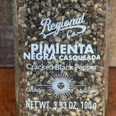Cracked Black Pepper (W/ Grinder)