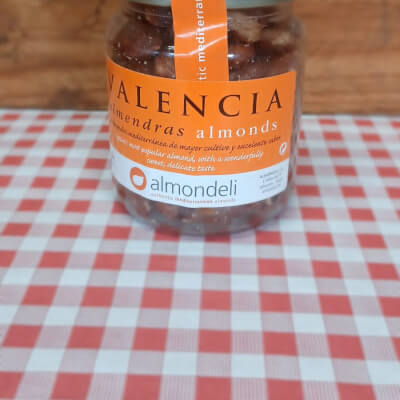 Valencia Almonds (Skin On) - 125G Jar