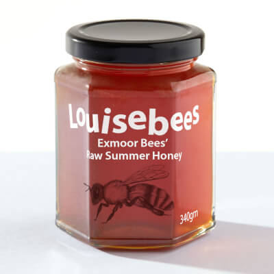 Exmoor Bees' Raw Summer Honey 340Gm / 12Oz