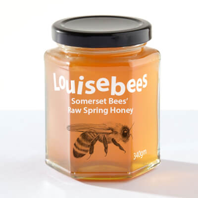 Somerset Bees'  Raw Spring Honey 340Gm / 12Oz