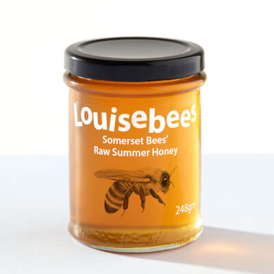 Somerset Bees' Raw Summer Honey 248Gm / 8Oz