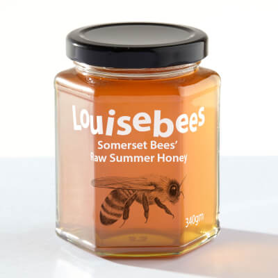 Somerset Bees' Raw Summer Honey 340Gm / 12Oz