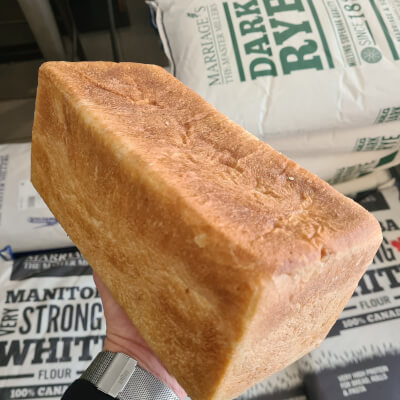 Brown Pullman Sandwich Loaf