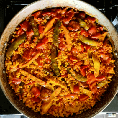 Chorizo & Chicken Paella
