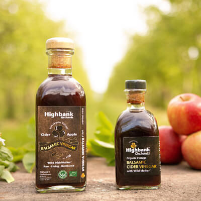 Highbank Orchard (Kilkenny) Organic Balsamic Apple Cider Vinegar With Wild Mother 