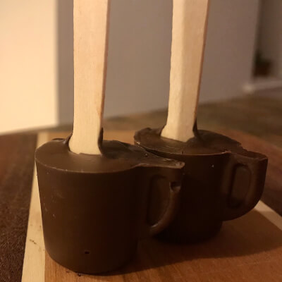 Dark Hot Chocolate Stirrers - Plain