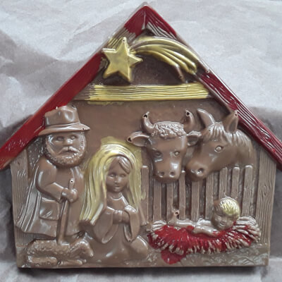 Chocolate Nativity Scene 