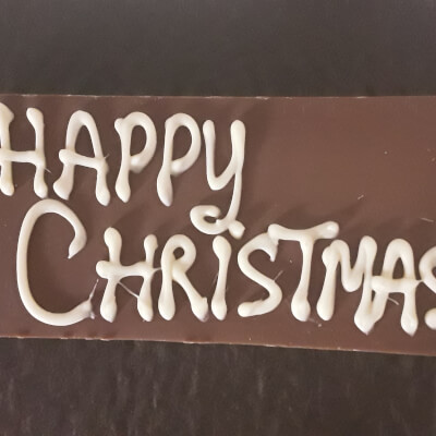 Happy Christmas Milk Chocolate Bar