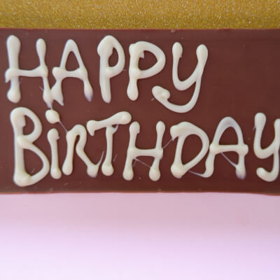 Happy Birthday  Milk Chocolate Bar