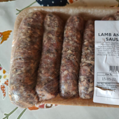 *** New! Lamb And Mint Sausages ***