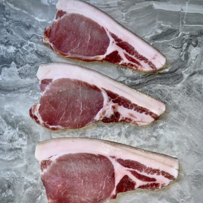 Traditional Dry Cured Back Bacon 1Lb Pack