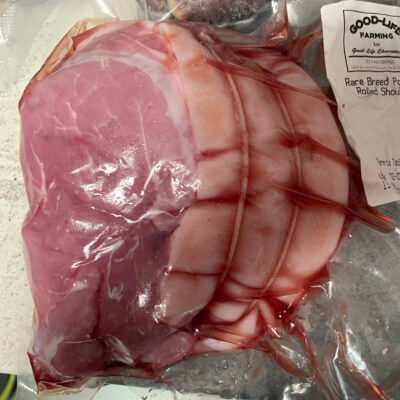 Rolled Shoulder Of Pork -Rare Breed