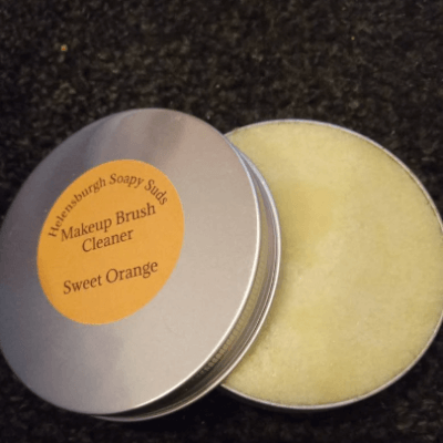 150Ml Solid Makeup Brush Cleaner In Reusable Tin - Sweet Orange