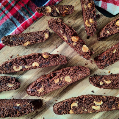 Cocoa And Hazelnuts Cantucci