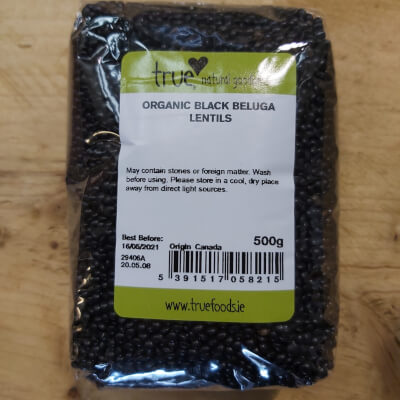 True Organic Black Beluga Lentils