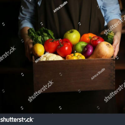 Organic Vegetable And Fruit Combo Box 