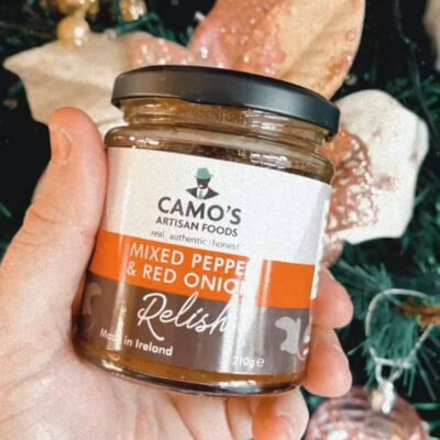 Camo's Mixed Pepper & Red Onion Relish 