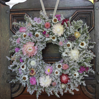 Candle Holder Wreath