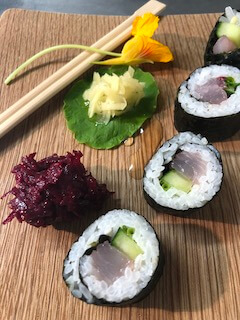 Organic Salmon Sushi
