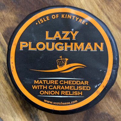 Isle Of Kintyre Lazy Ploughman Mature Cheddar With Caramelised Onion Relish