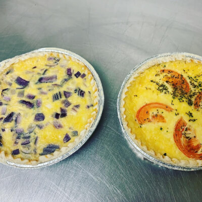 Cheese And Onion Quiche 