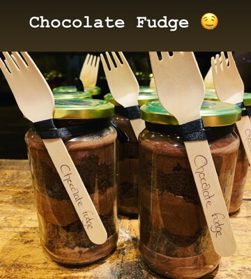 Chocolate Fudge Cake Jar