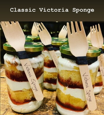 Victoria Sponge Cake Jar