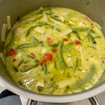 Thai Chicken Green Curry With Jasmine Rice